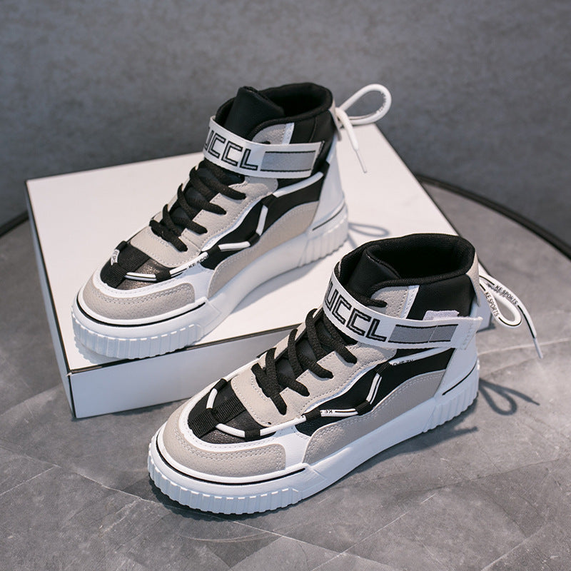 Fashion Ladies High Top Casual Sneakers Ooho