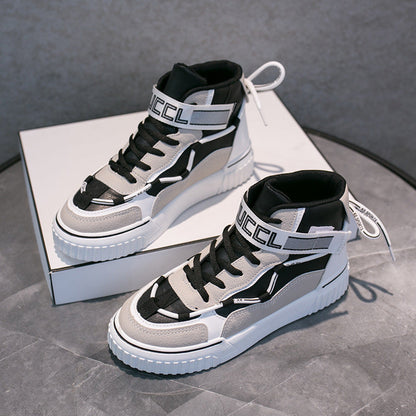 Fashion Ladies High Top Casual Sneakers Ooho