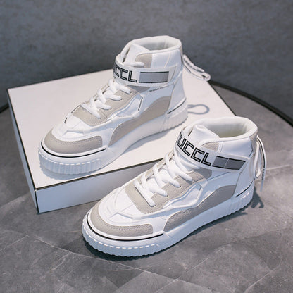 Fashion Ladies High Top Casual Sneakers Ooho