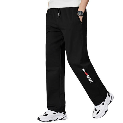 Men Running Pants Joggers Sweatpant Spring Autumn Jogging Sport Trousers Loose Homewear Fitness Straight Breathable Ooho