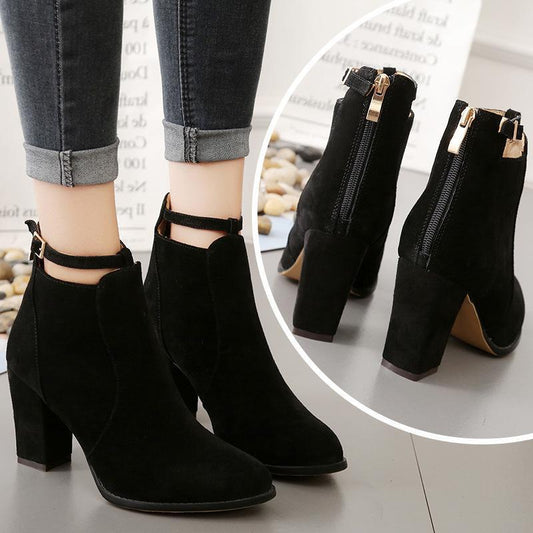High-heeled Martin Boots For Women Ooho