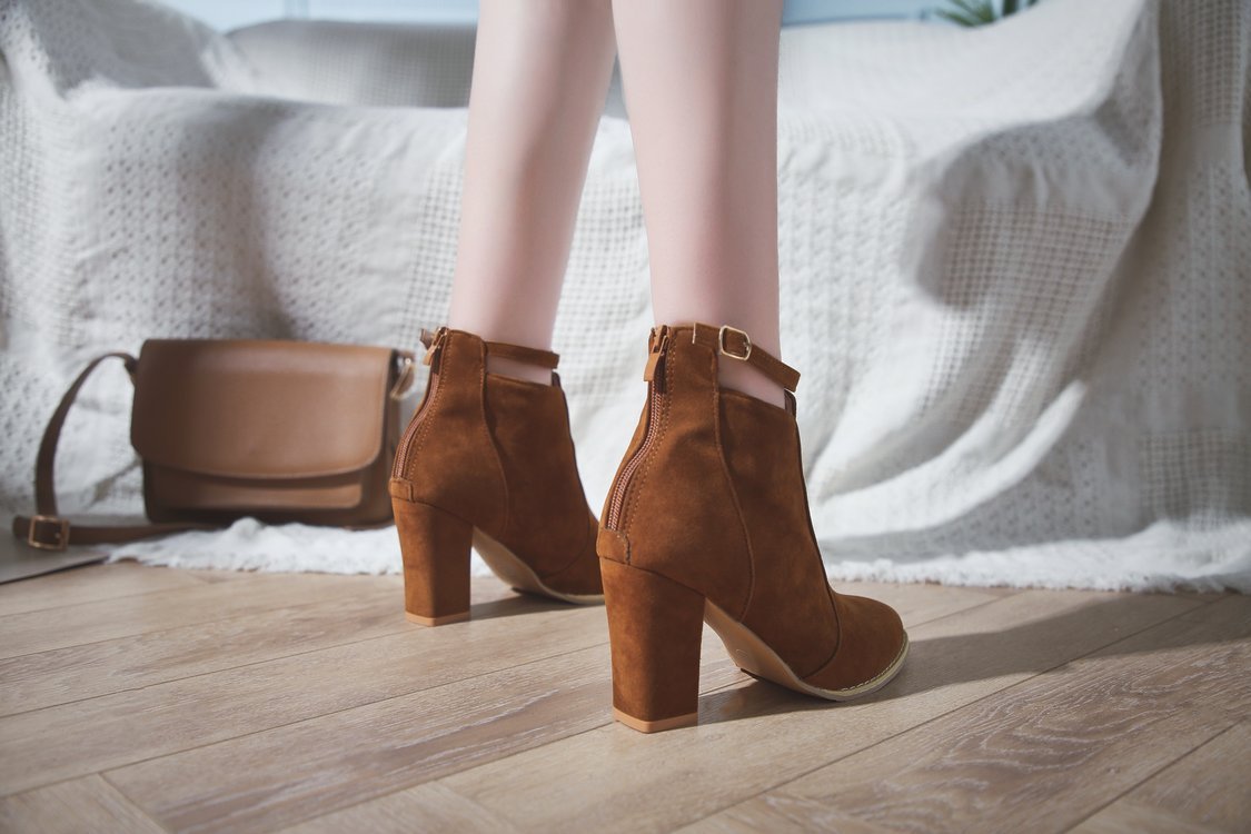 High-heeled Martin Boots For Women Ooho