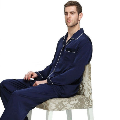 Mens Pajama Set Winter Sleepwear Men Homewear Warm Nightwear Ooho
