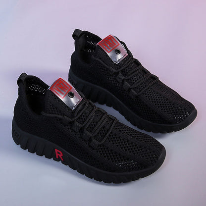 Women Tennis Shoes Bottom Sneakers Gym Female Sport Walking Breathable Mesh Women Sneakers Lightweight Sports Running Shoes Ooho