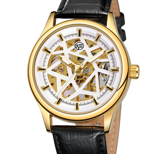 Forsining Golden Gear Movement Retro Royal Classic Fashion Mens Mechanical Wrist Watches Top Brand Luxury Male Clock Relogio Ooho