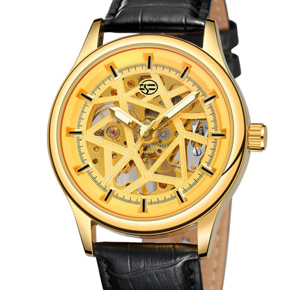 Forsining Golden Gear Movement Retro Royal Classic Fashion Mens Mechanical Wrist Watches Top Brand Luxury Male Clock Relogio Ooho