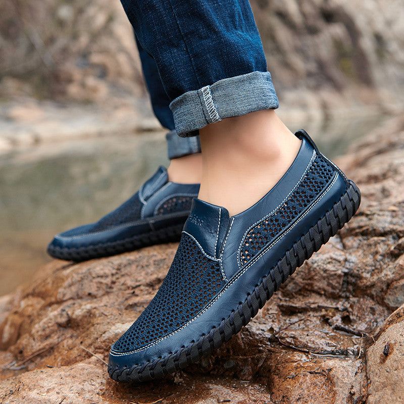 Casual Shoes Cover Foot Peas Shoes Trendy Mesh Shoes Ooho