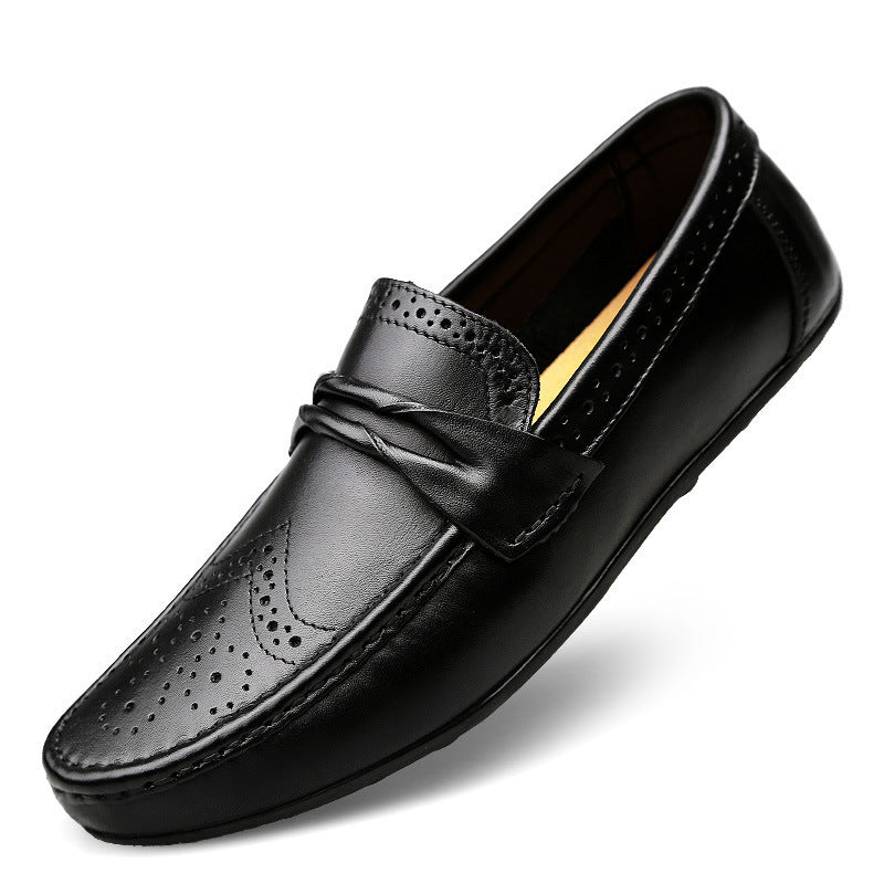 Genuine Leather Casual Men Loafers Ooho