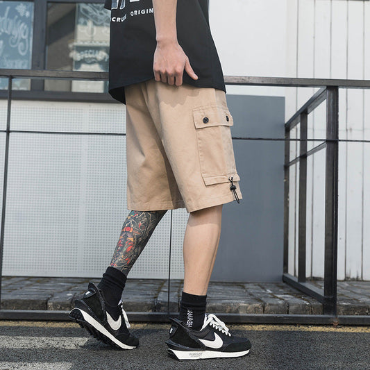 Overalls Shorts Men Loose Summer Ooho
