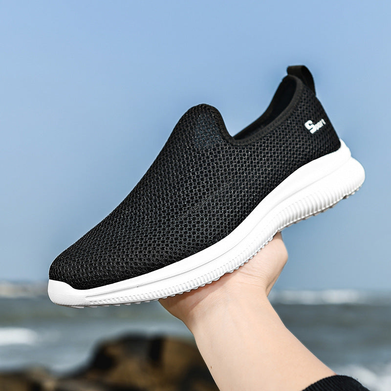 Mesh Shoes Men'S Shoes Large Size Breathable Mesh Shoes Casual Shoes Sneakers Couple Shoes Ooho