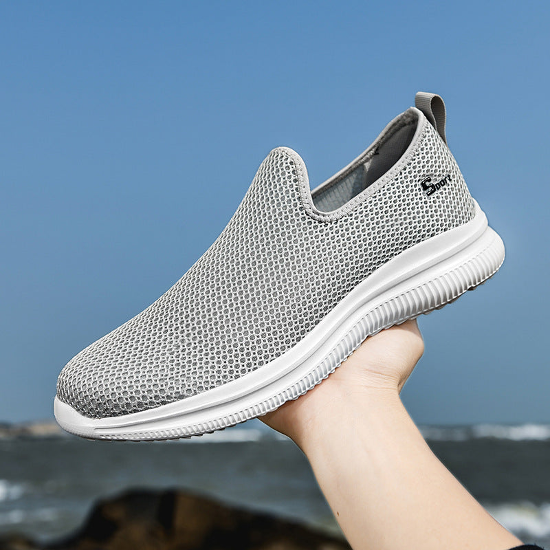 Mesh Shoes Men'S Shoes Large Size Breathable Mesh Shoes Casual Shoes Sneakers Couple Shoes Ooho