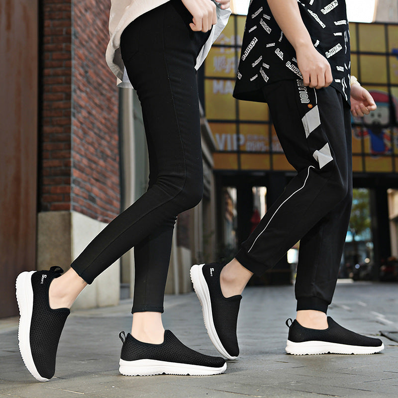 Mesh Shoes Men'S Shoes Large Size Breathable Mesh Shoes Casual Shoes Sneakers Couple Shoes Ooho