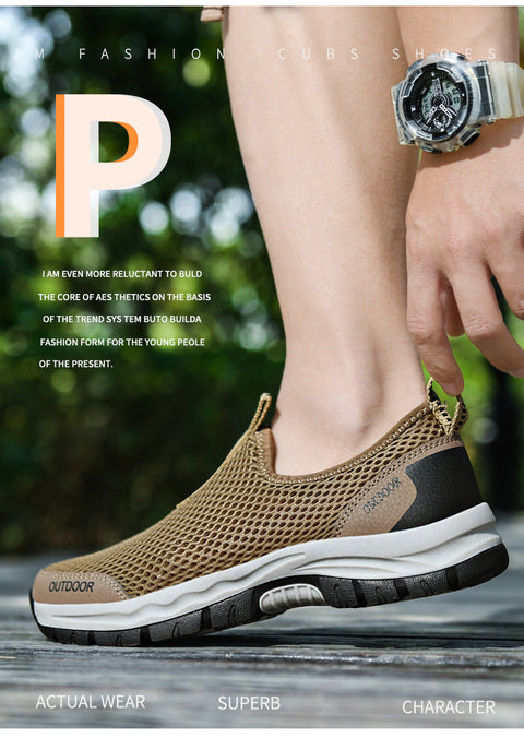 Breathable Hollow Fashion Slip-on Lazy Shoes Ooho