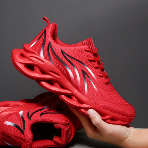 Sneakers Men'S Running Shoes Blade Male Breathable Mesh Fly Woven Sports Men'S Shoes Ooho