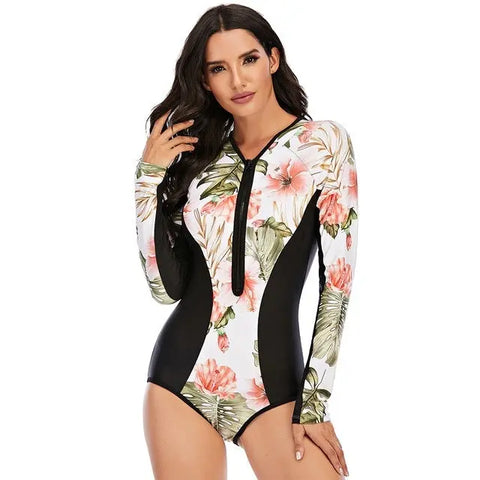 Padded For Monokini Women One Piece Swimsuit Print Bather Ooho