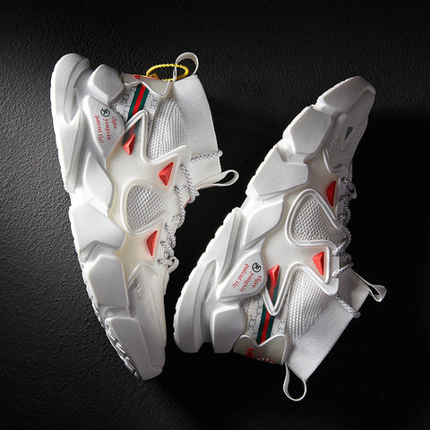 Large Size High Top Basketball Shoes Men Korean Version Of The Trend Ooho