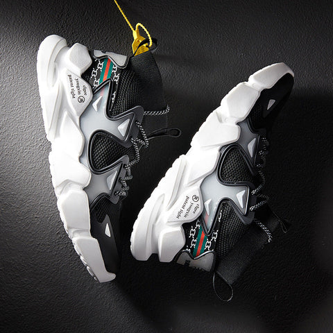 Large Size High Top Basketball Shoes Men Korean Version Of The Trend Ooho