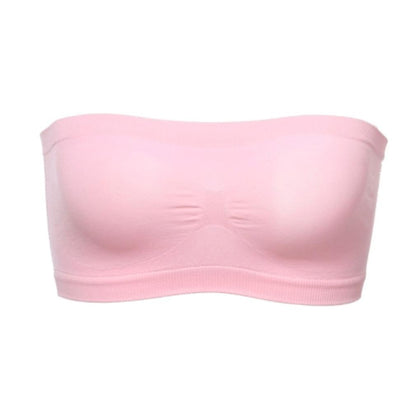 Bandeau Bra Underwear Women Bralette Seamless Strapless Tops Ooho