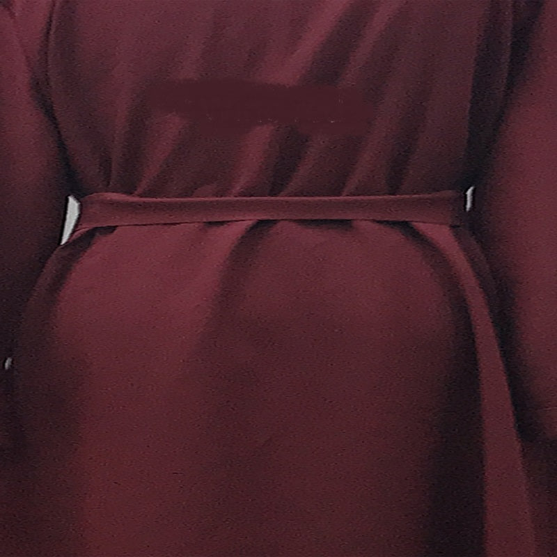 Muslim Long Skirt Female Color Ribbon Cardigan Robe Ooho
