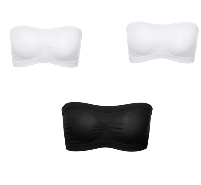 Bandeau Bra Underwear Women Bralette Seamless Strapless Tops Ooho