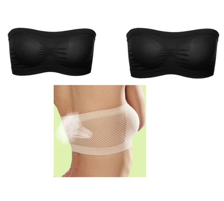 Bandeau Bra Underwear Women Bralette Seamless Strapless Tops Ooho