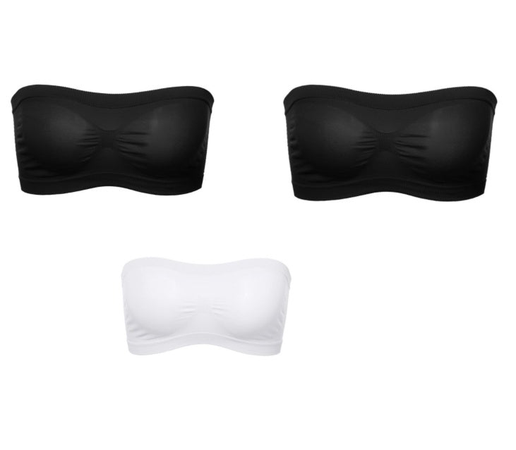 Bandeau Bra Underwear Women Bralette Seamless Strapless Tops Ooho
