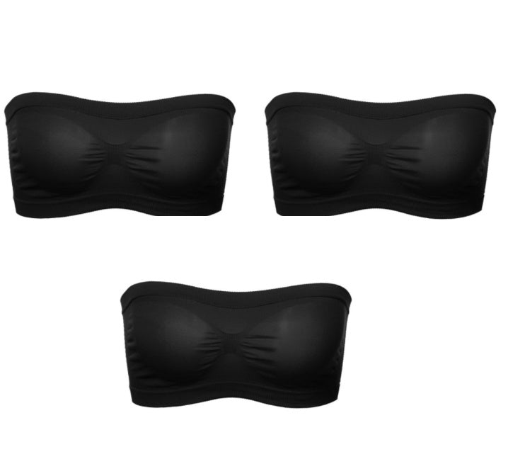 Bandeau Bra Underwear Women Bralette Seamless Strapless Tops Ooho