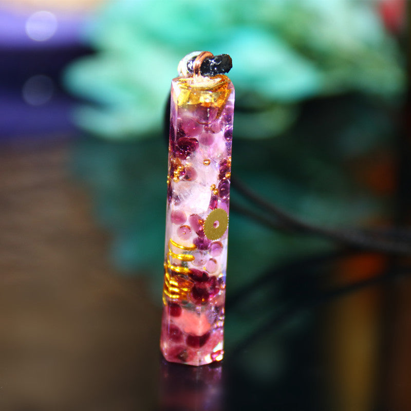 Energy Pendant Transfer Natural Crystal Sweater Chain Men And Women Necklace Bring Lucky Healing Wicca Ooho