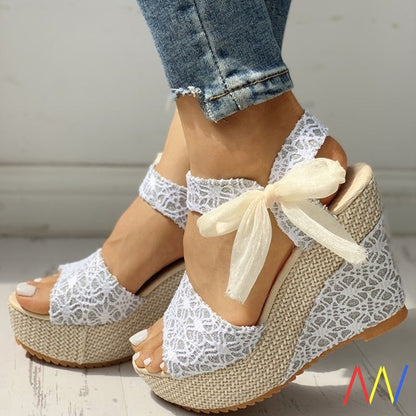 Women Summer Shoes Wedges Sandals Party Platform High Heels Ooho