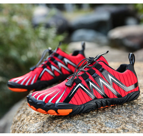 Cross-border New Couple Five-finger Bottom River Upstream Shoes Men Ooho
