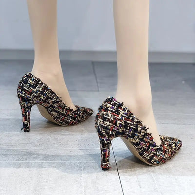 Shallow Mouth Pointed Toe Casual Shoes Women Ooho