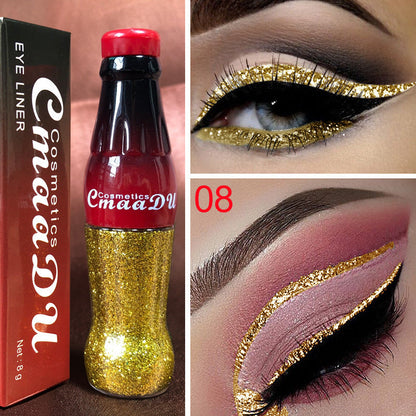 Color Eyeliner Glitter Pencil Women Party Smoky Sexy Eyes Liner Diamond Shining Glitter Eyeliner Makeup Cosmetics Beauty Ooho