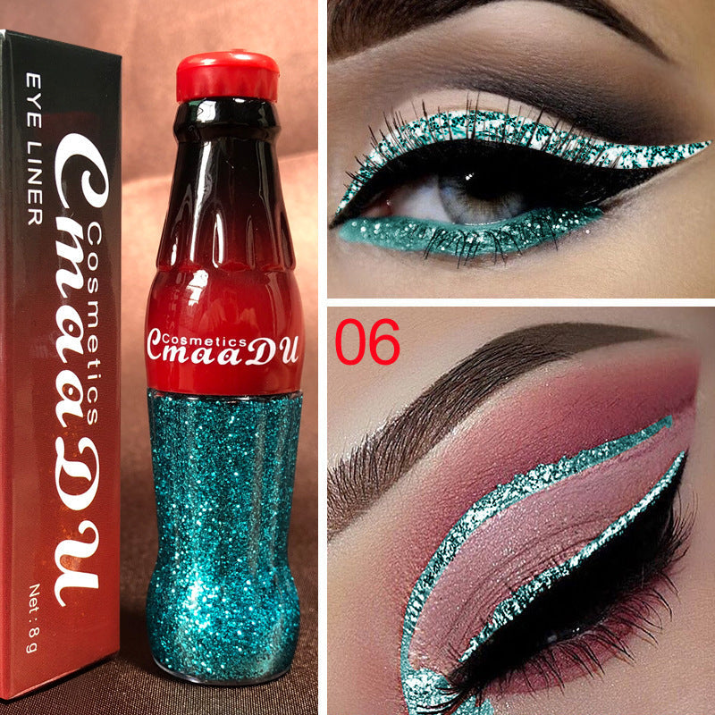 Color Eyeliner Glitter Pencil Women Party Smoky Sexy Eyes Liner Diamond Shining Glitter Eyeliner Makeup Cosmetics Beauty Ooho