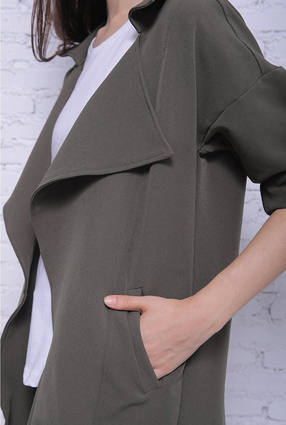 Autumn Loose Casual Windbreaker Coat for Women – Trendy Female Outerwear Jacket Ooho