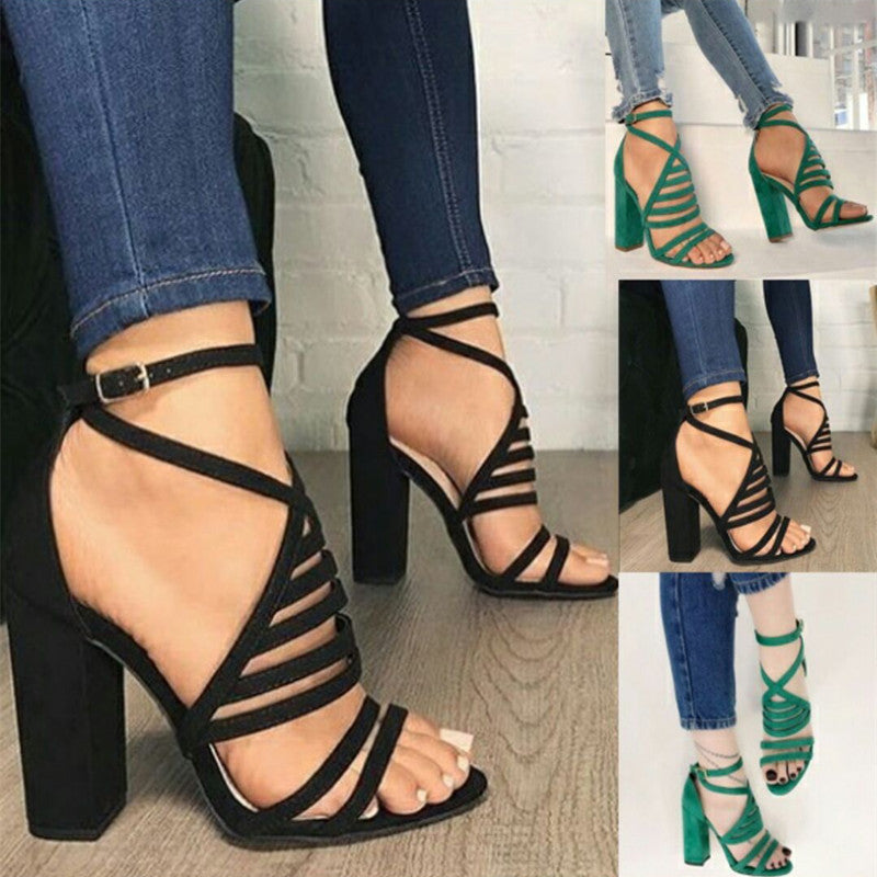 New European And American Strappy Sandals In Stock Women's Sandals Ooho