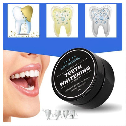 Charcoal Teeth Whitening Powder Activated Coconut Charcoal Teeth Whitening Charcoal Powder Oral Hygiene Ooho