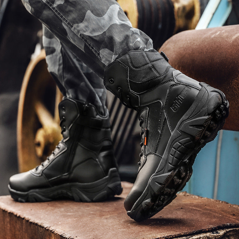 Leather Boots Outdoor Snow Boots Sports Shoes For Men Ooho
