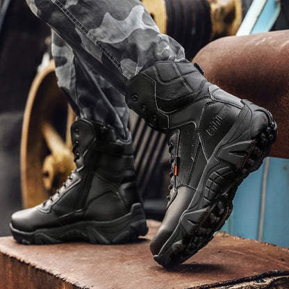 Leather Boots Outdoor Snow Boots Sports Shoes For Men Ooho