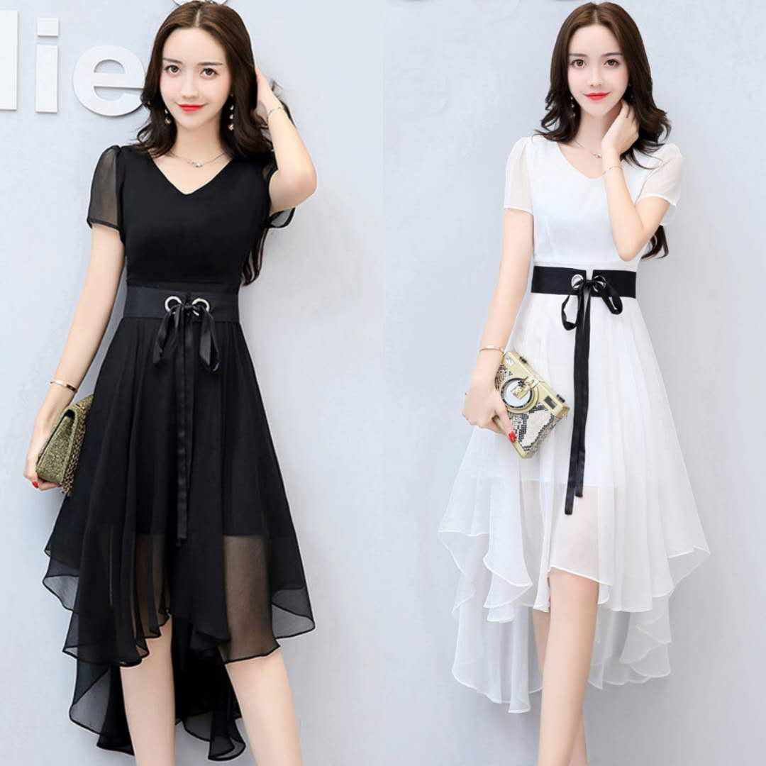 Summer Women's Clothing Slimming Midi Dress Ooho