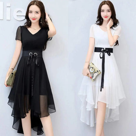 Summer Women's Clothing Slimming Midi Dress Ooho