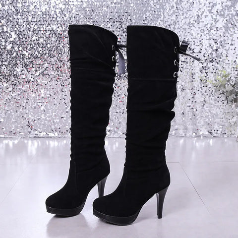 New all-match high heel women over the knee boots Ooho