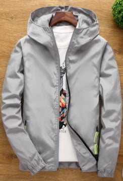 Autumn Spring Jackets Men Bomber Jacket Male Casual Coat For Men Wind Breaker New Hooded Jacket Men'S Windbreaker Ooho