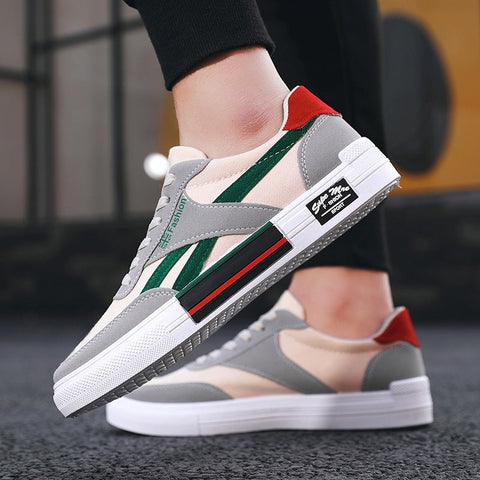Four seasons canvas low-top sneakers Ooho