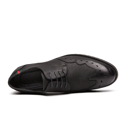 Soft leather pointed shoes men Ooho