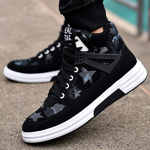 Casual Fashion Sneakers Men's Fleece-lined Sneakers Ooho