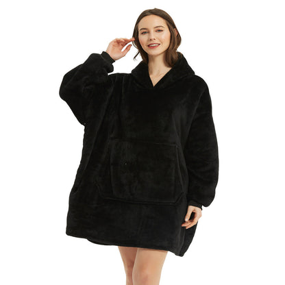 Men And Women Couples Paragraph Fleece Loungewear Robe Ooho