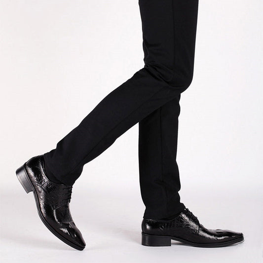 Hairdresser Men's Dress Handmade Leather Shoes Ooho