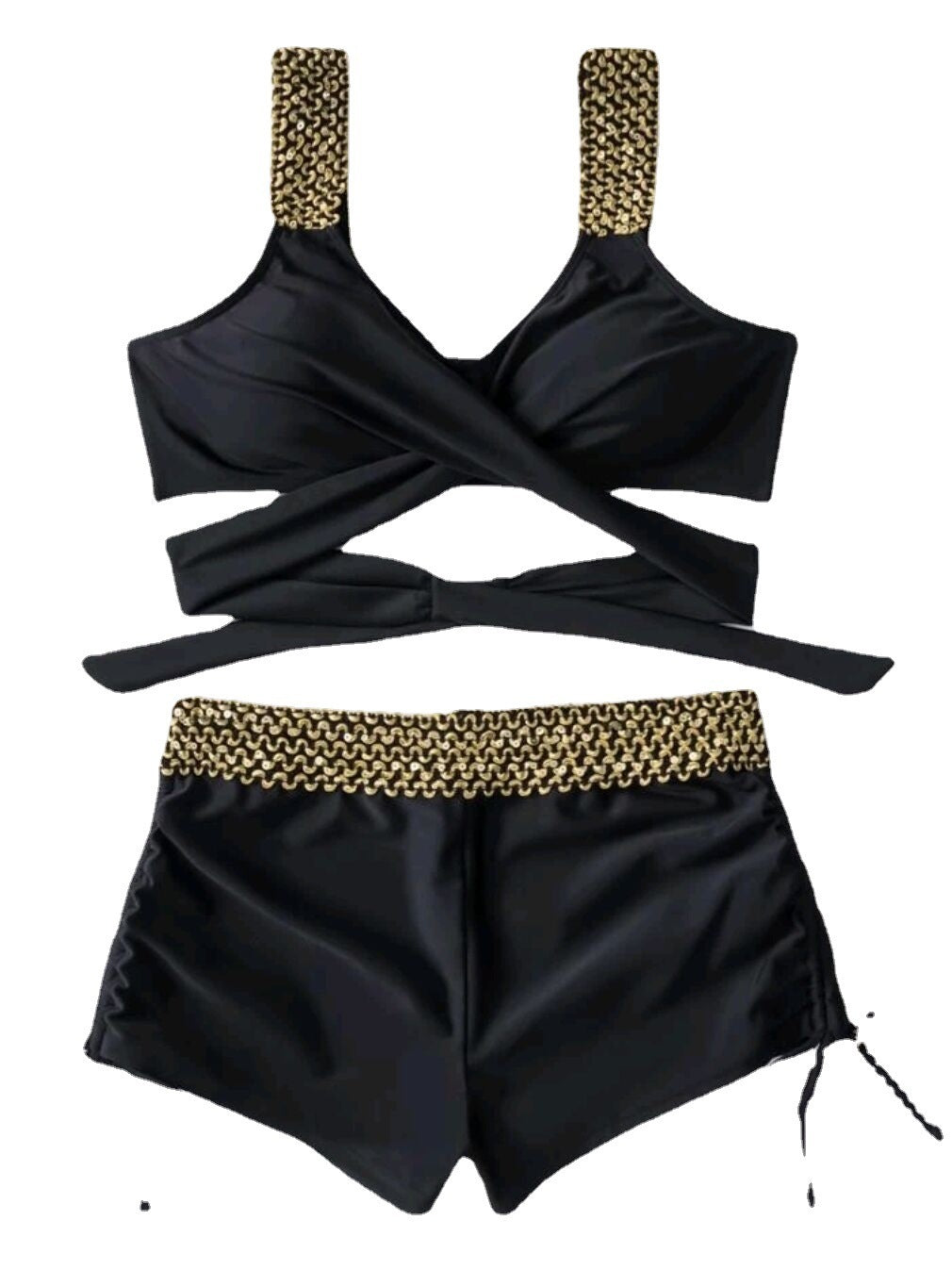 Solid Color High Waist Bikini For Women Ooho