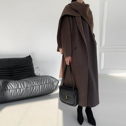 Handmade Reversible Cashmere Coat for Women - Luxurious & Stylish Outerwear Ooho