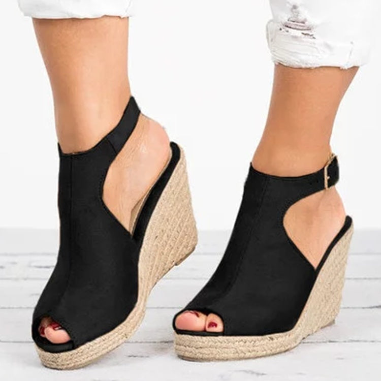 Fashion Women Platform Sandals Peep Toe Spartan Sandals Women Summer Wedges High Heel Shoes Ooho